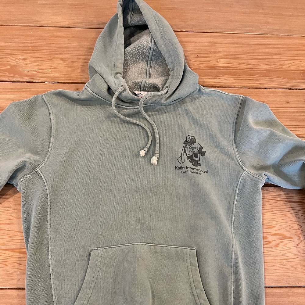 Kanvas by Katin Hoodie Youth M 10-12 Blue Surf Graphic Pullover Sweatshirt